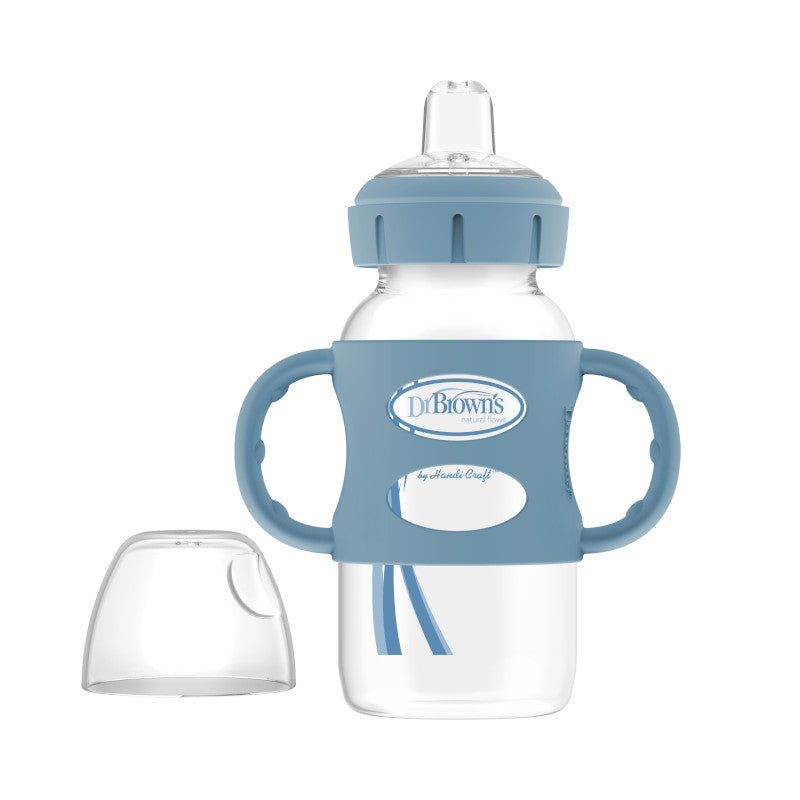 9oz/270ml PP options WN sippy bottle blue