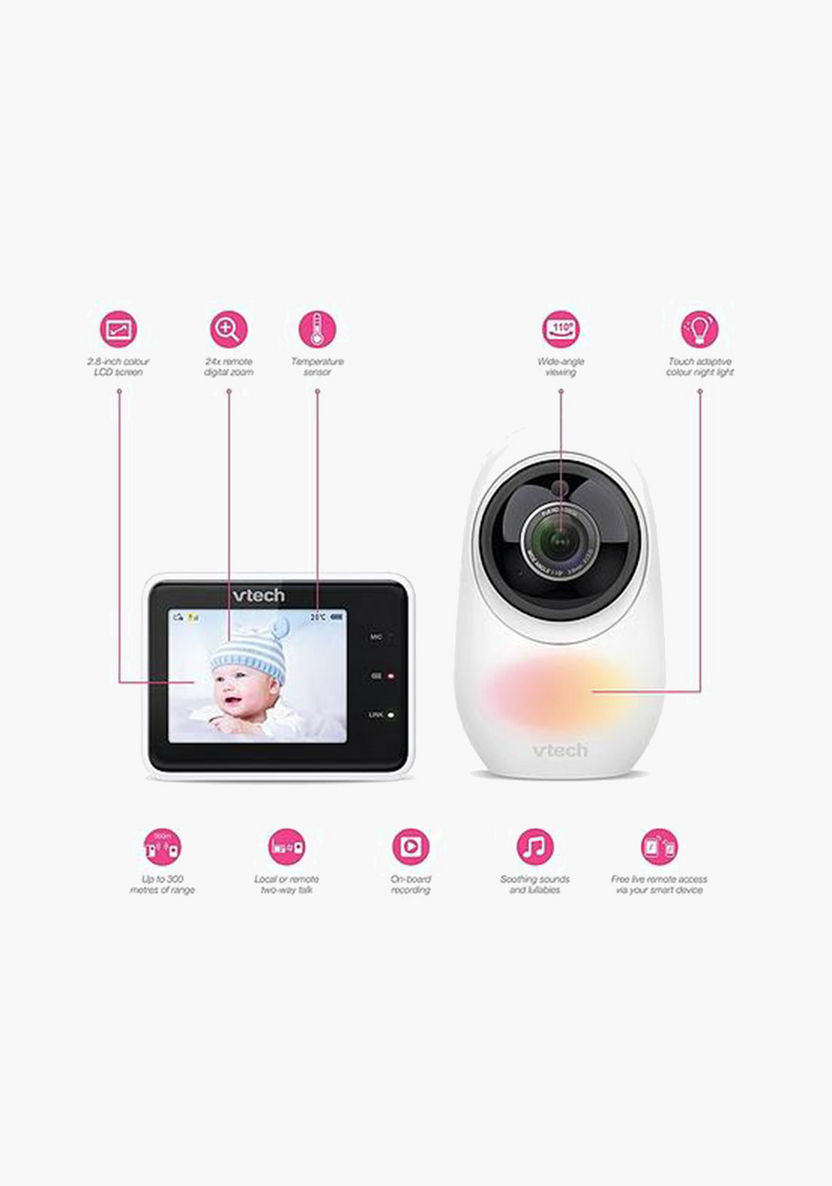 V tech baby monitor 2.8" smart WiFi monitor 1080p