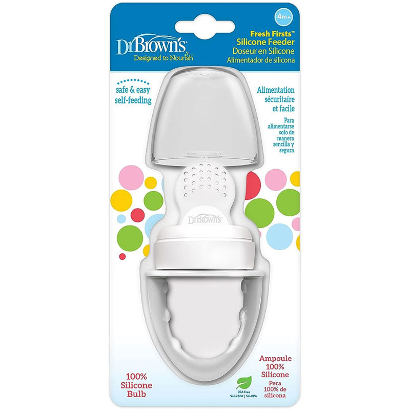 Fresh firsts silicone feeder, 1-pack, grey