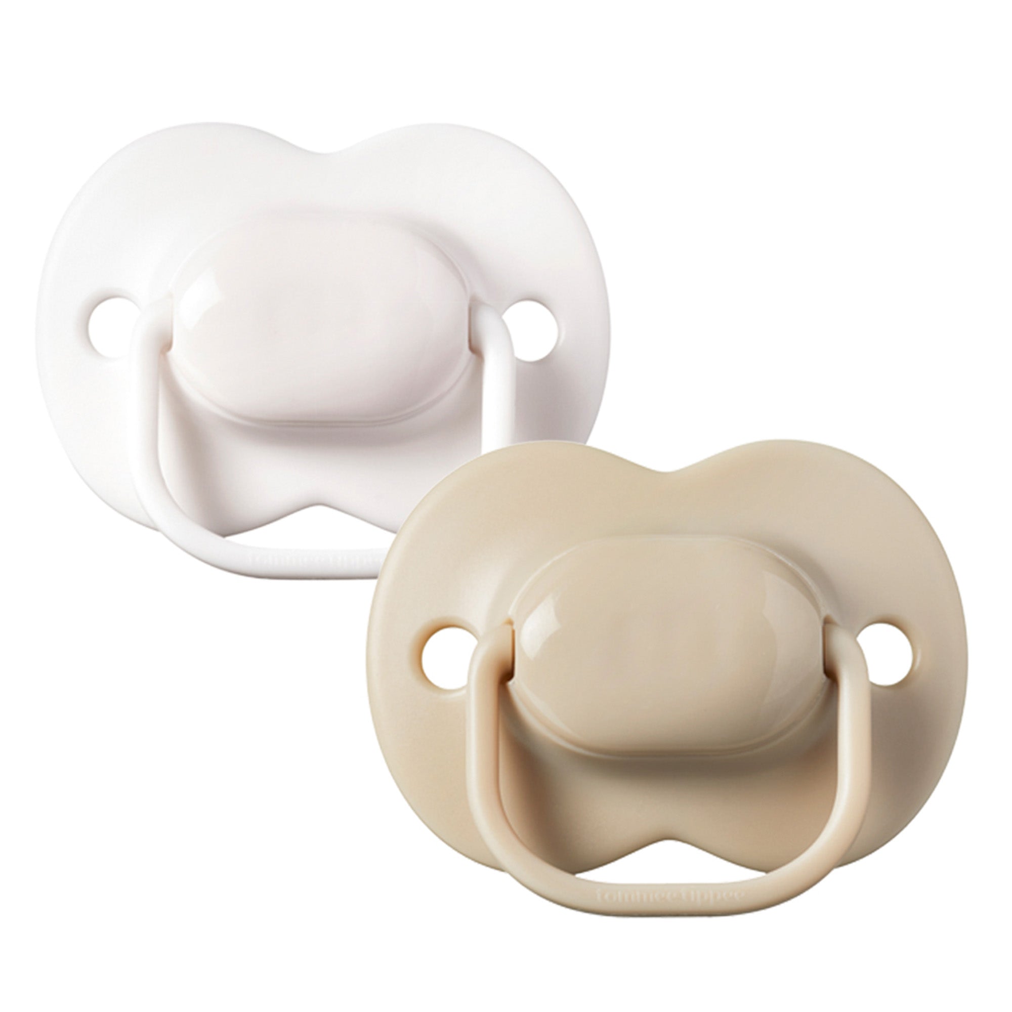 Tommee tippee moda pacifier beige 0-6m 2 pack