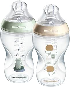 Tommee tippee natural start set of 2, 340ml, 3m+, on the pond