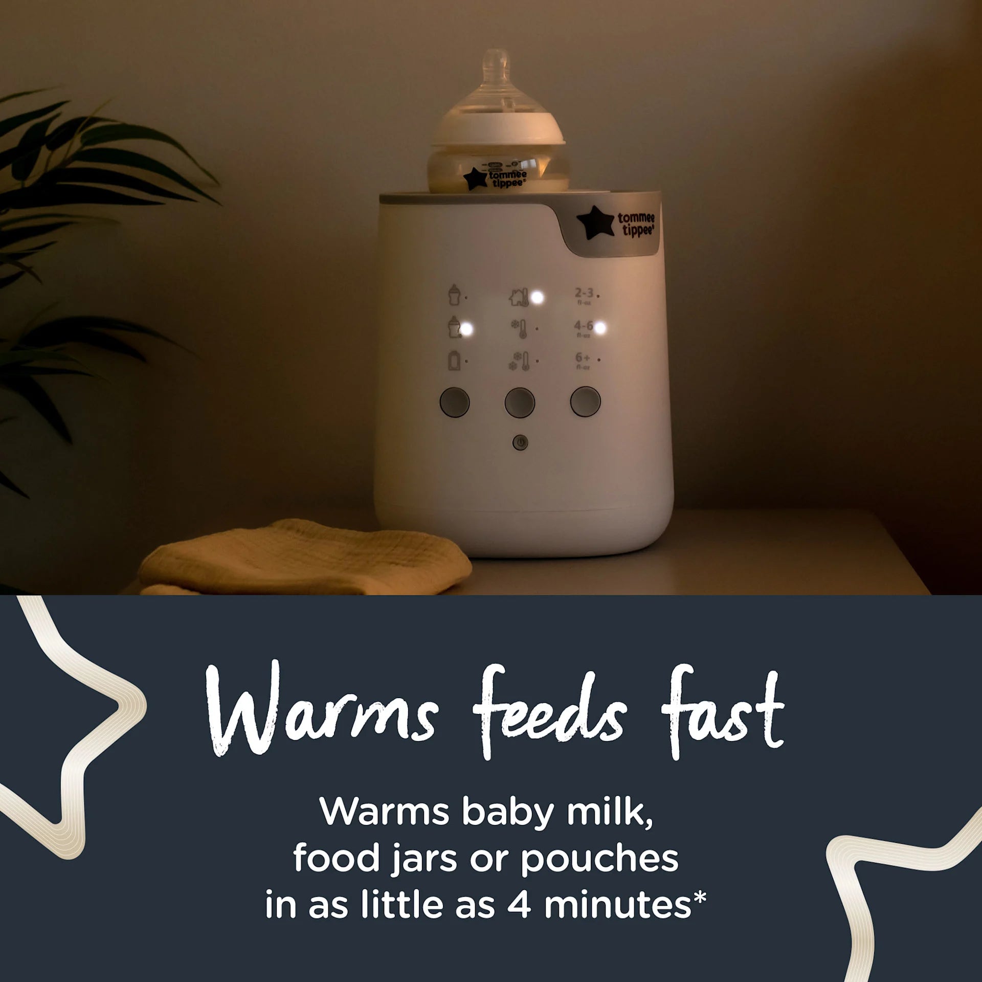 Tommee tippee multi warm - bottle & pouch warmer