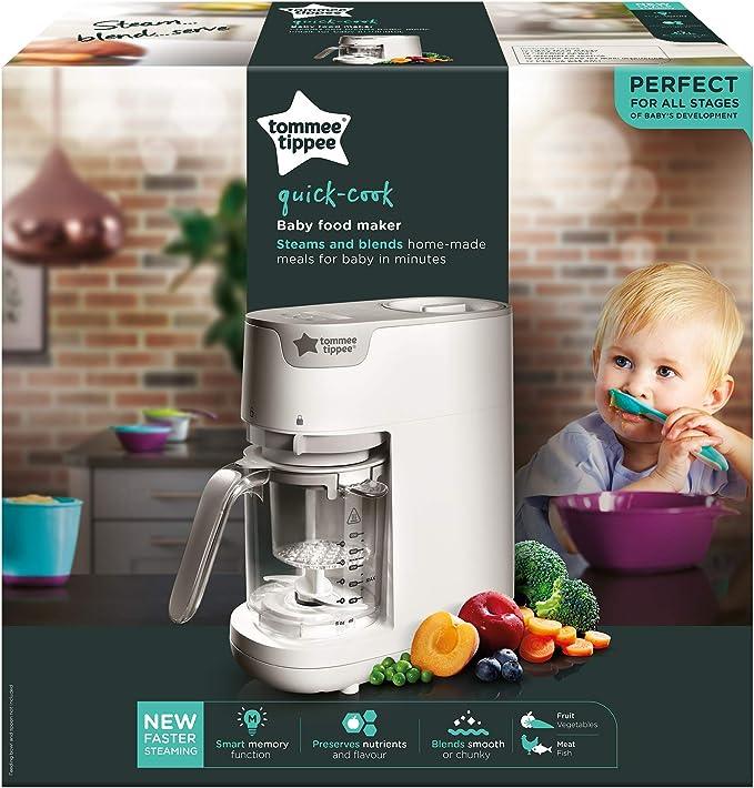 Tommee tippee quick cook baby food maker, steamer & blender