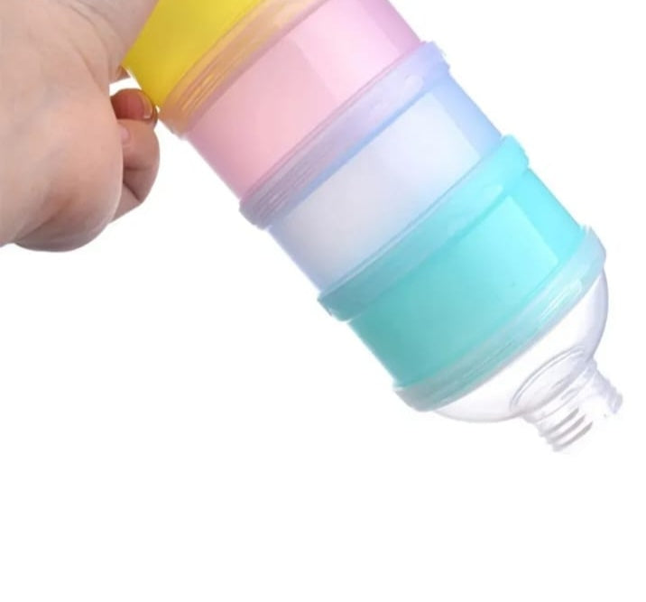 Rainbow formula dispenser /container for travelling