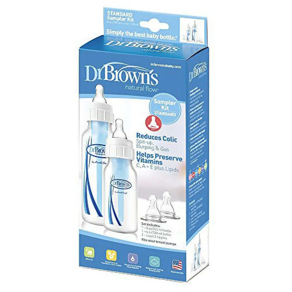 Dr brown's bottle set of 2 with teats