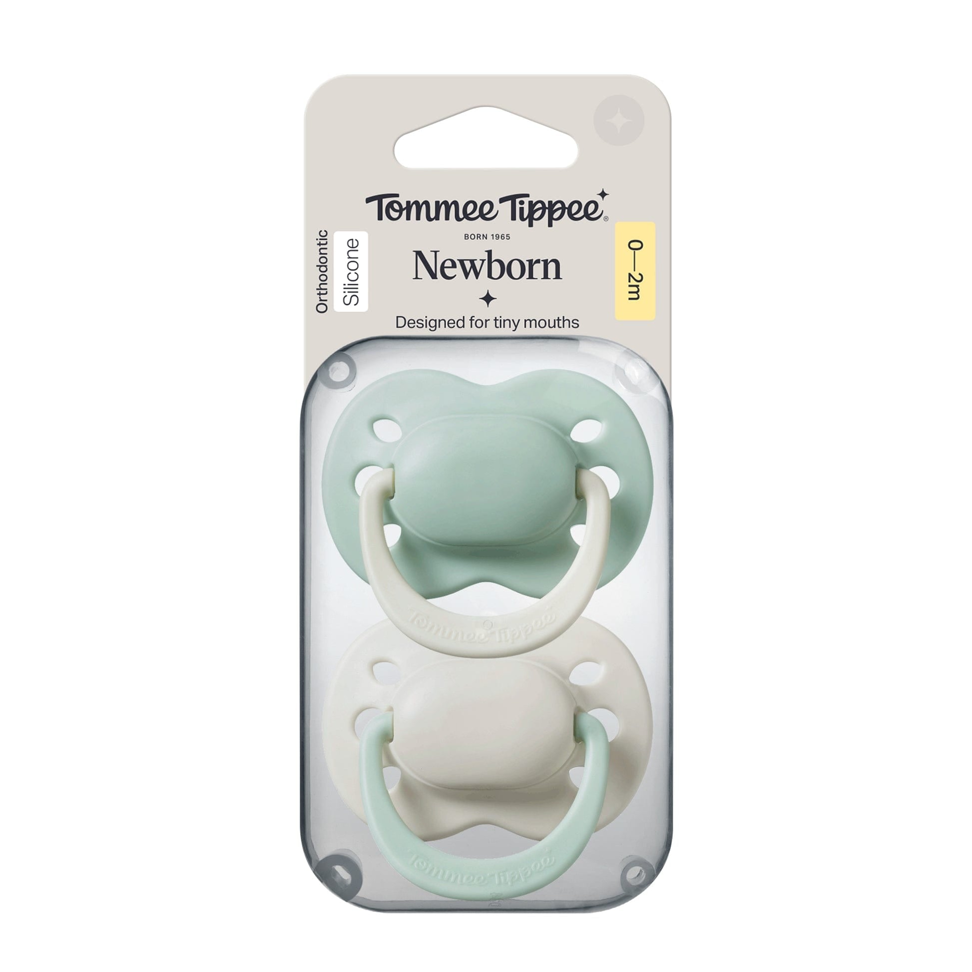 Tomme tippee new born orthodontic silicone 0-2m extra small