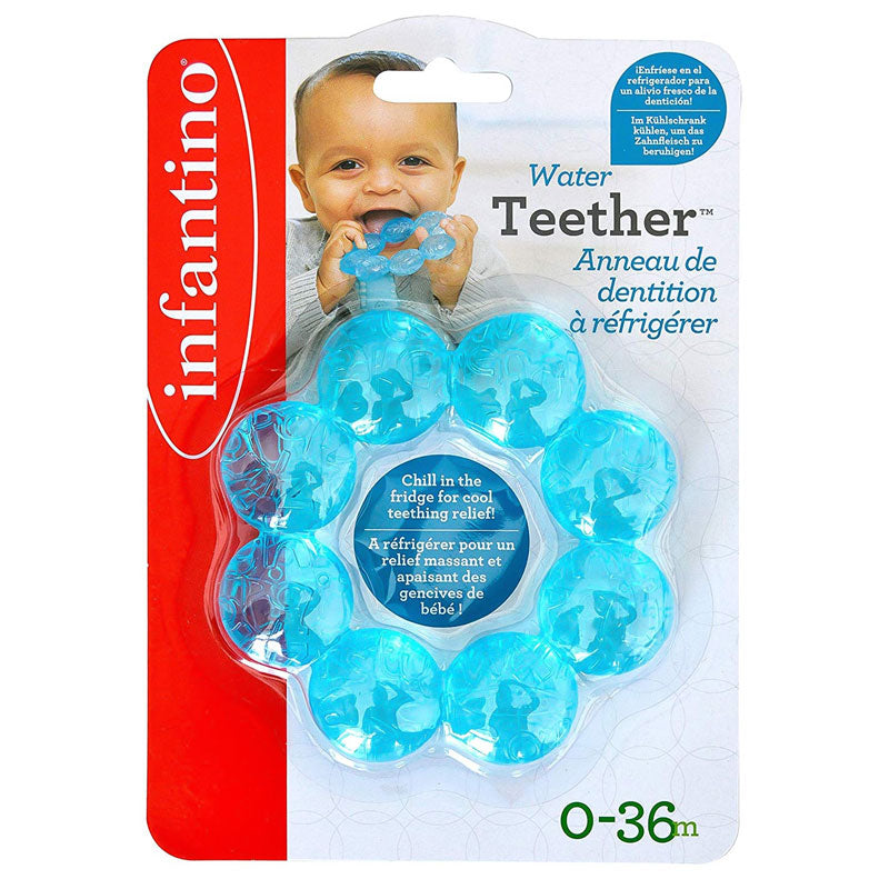 Infantino Water Teether Baby Soother Blue