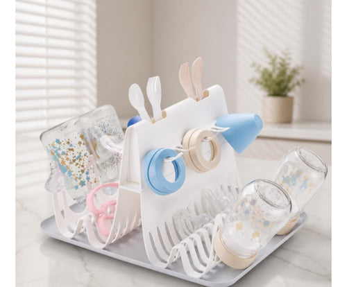 Bottle draining/drying rack