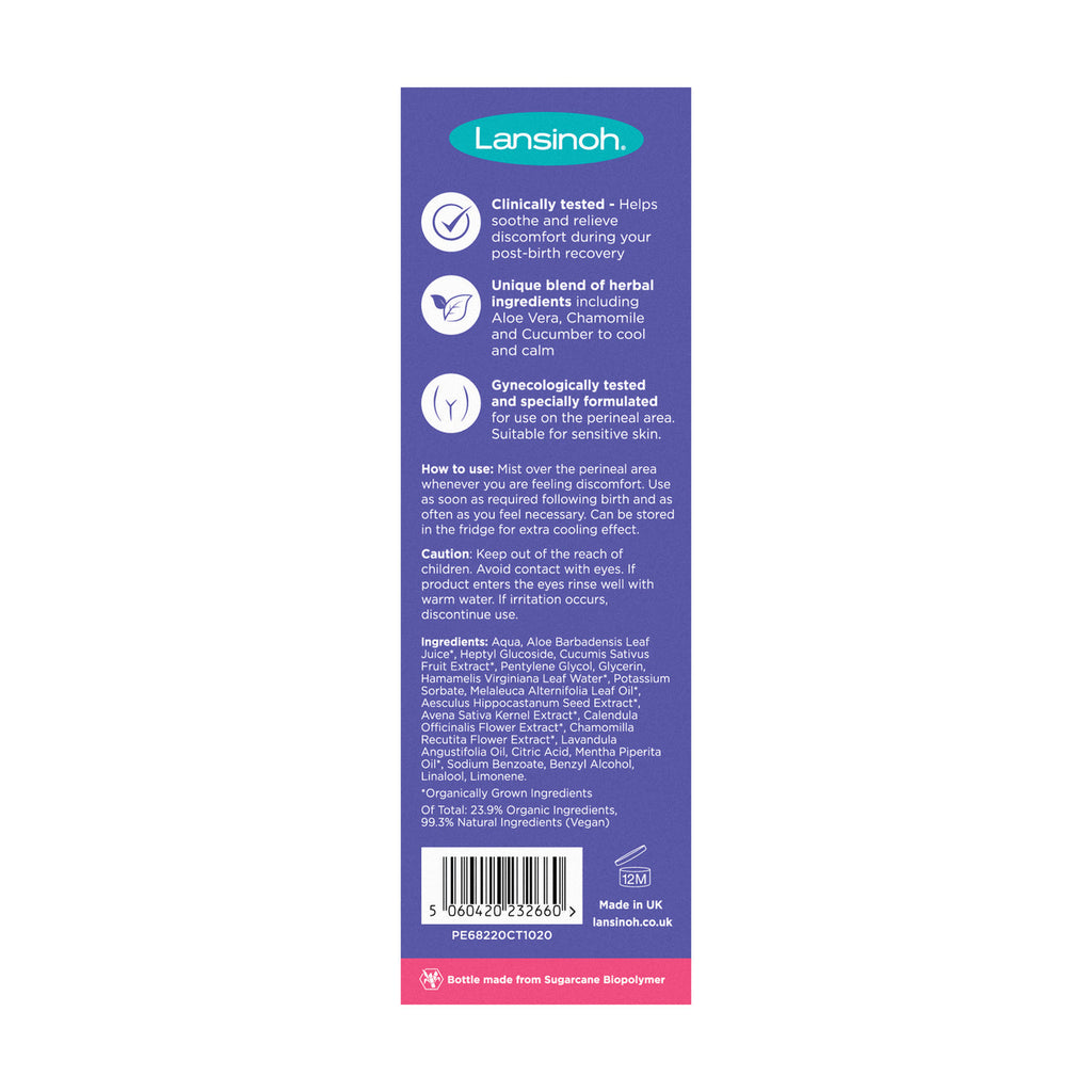 Lansinoh Organic post birth relief spray 100 ml