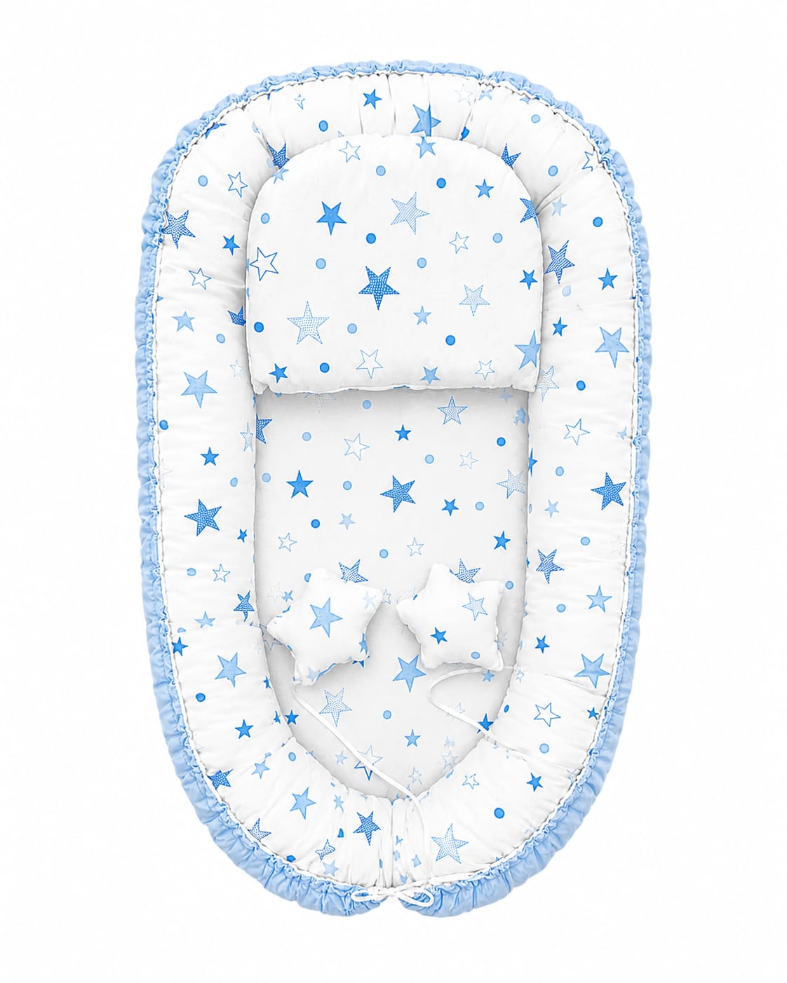 Baby nest blue stars