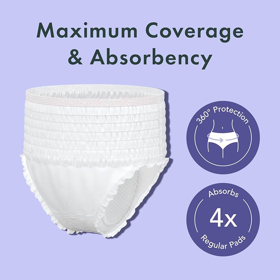 Postpartum Disposable panties 4/pack - High absorbency