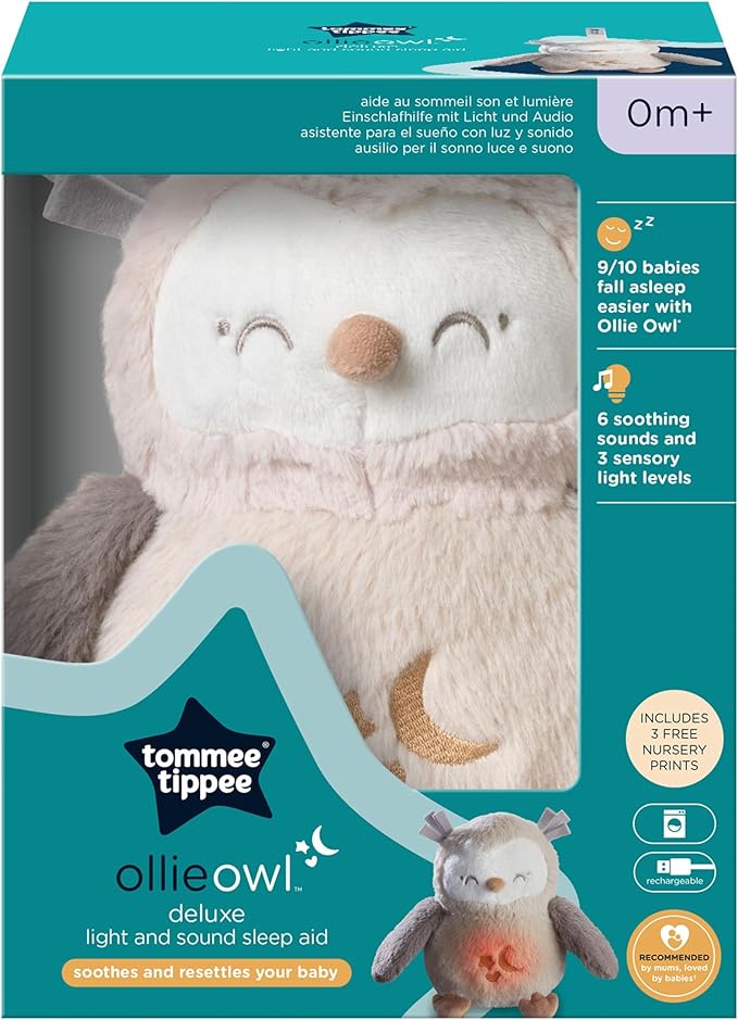 Tommee tippee mollie the owl deluxe sleep aid light and sounds