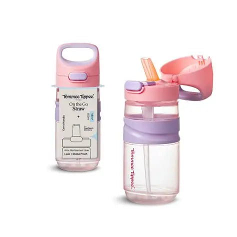 Tommee Tippee on the go straw - pink