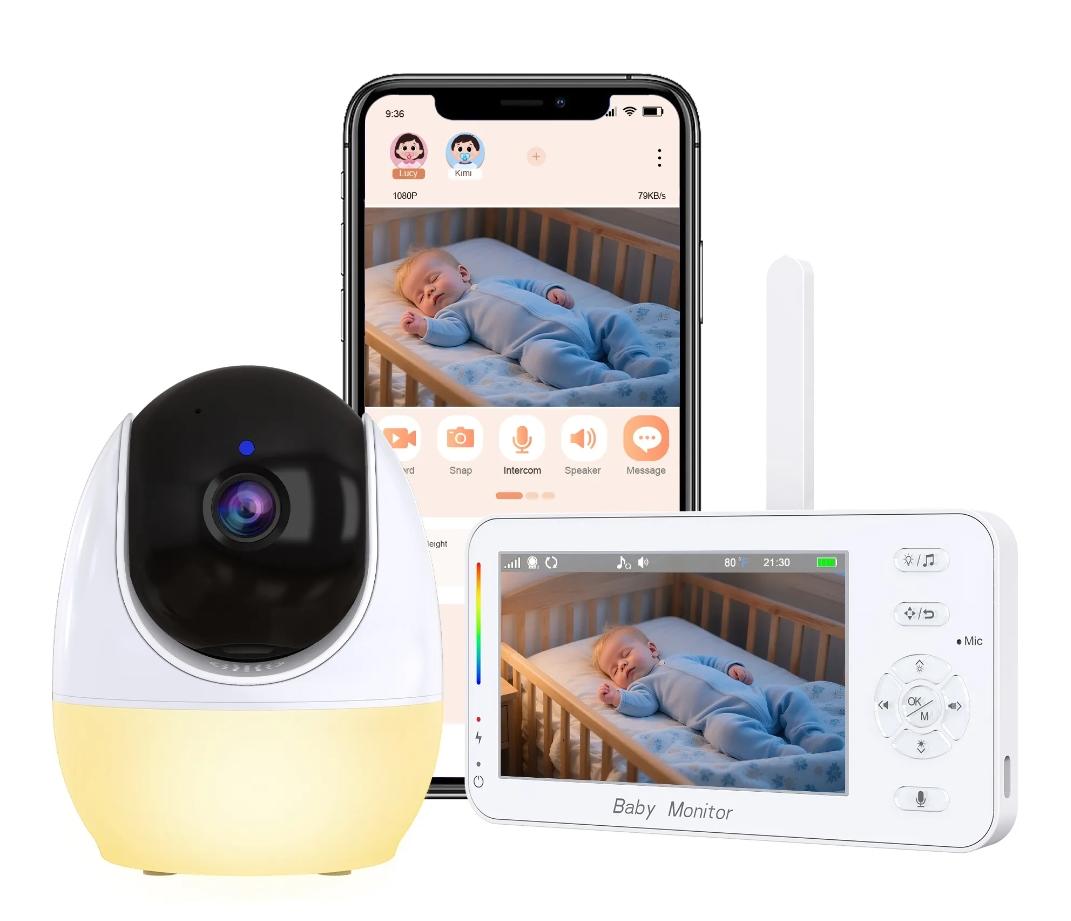 4.3 inch WiFi Video Baby Monitor