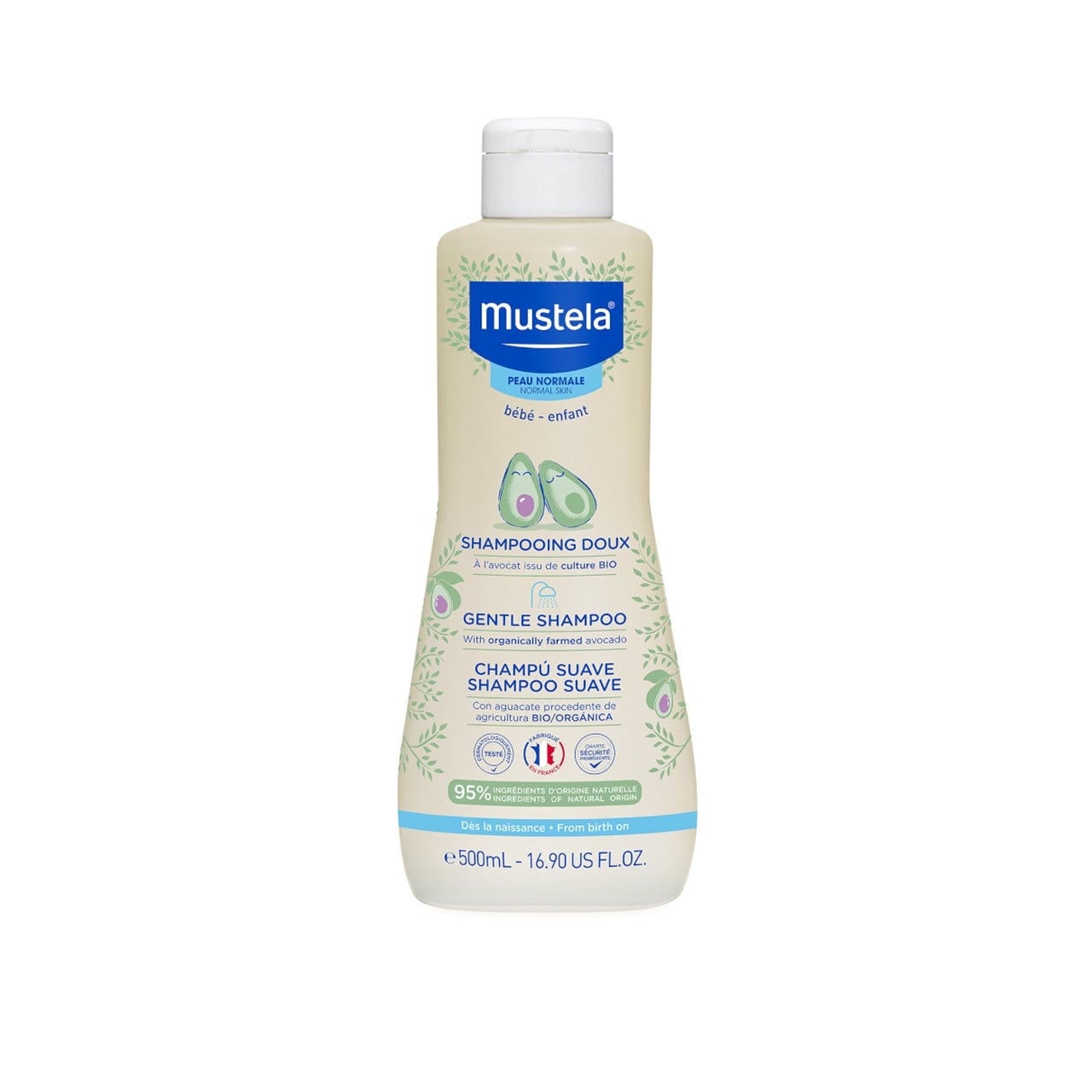Mustela gentle shampoo 500ml