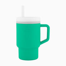 Infantino – My 1st Tumbler Silicone Cup with Straw and Handle green