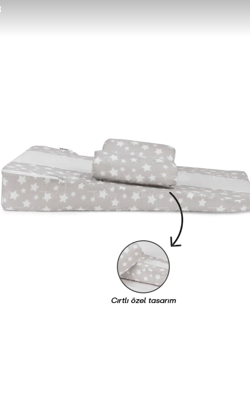 Reflux mattress, grey and white