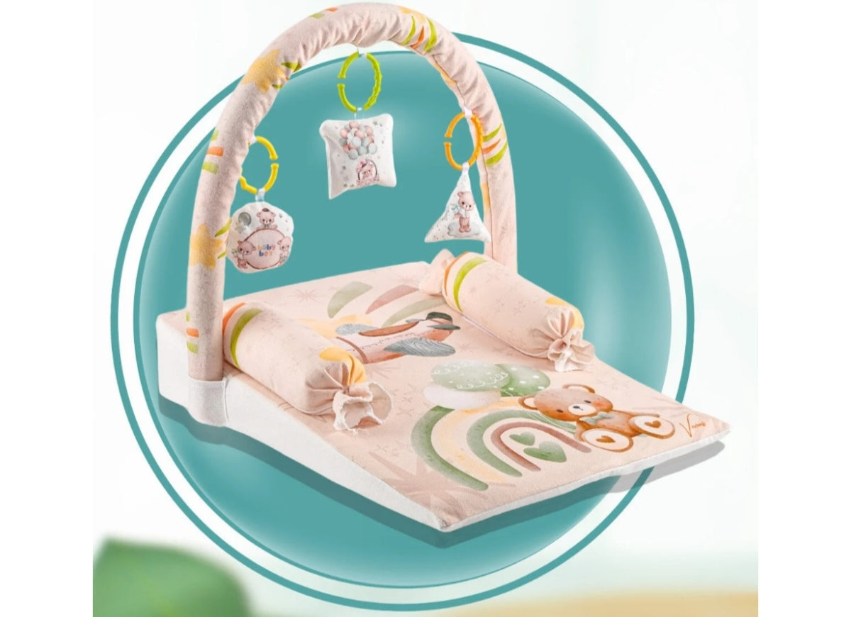 Reflux mattress with toys arc