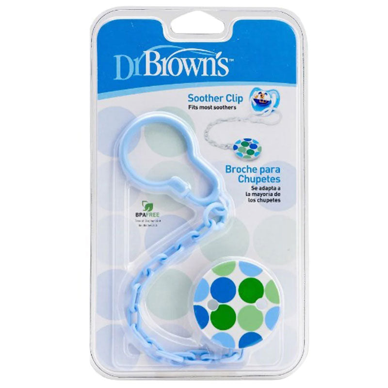 Soother clip - blue