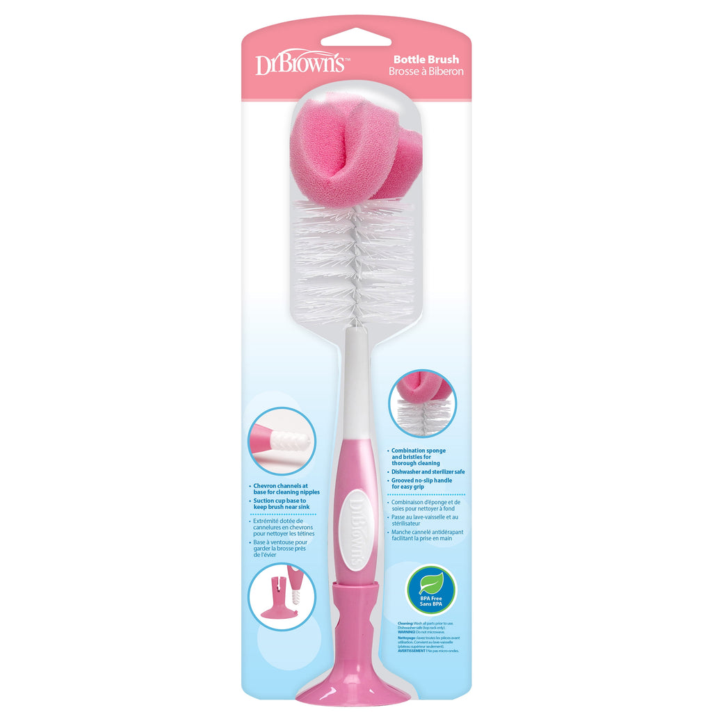 Dr brown's bottle brush - pink