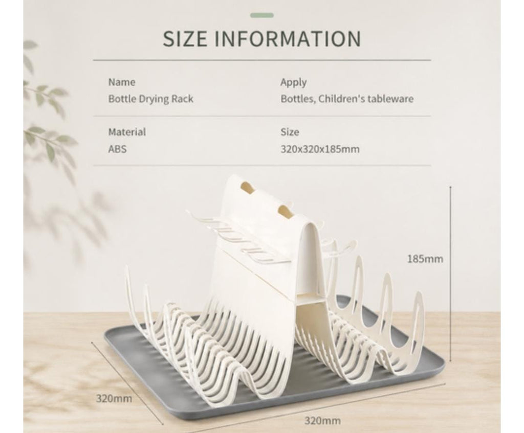 Bottle draining/drying rack