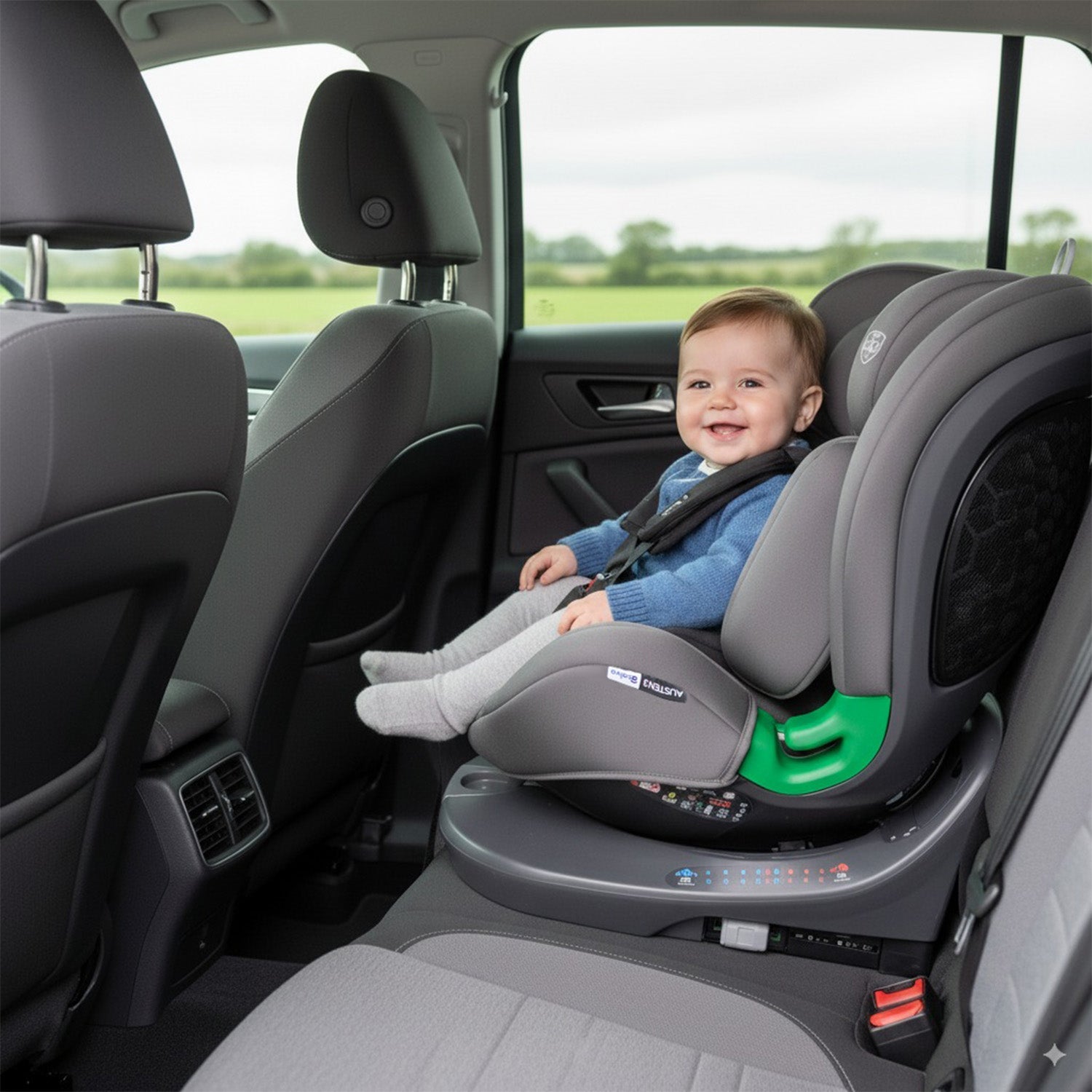 Asalvo Austen 3 carseat, 360° from birth until 12y