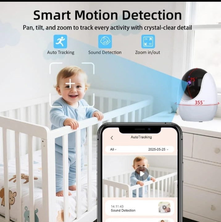 4.3 inch WiFi Video Baby Monitor