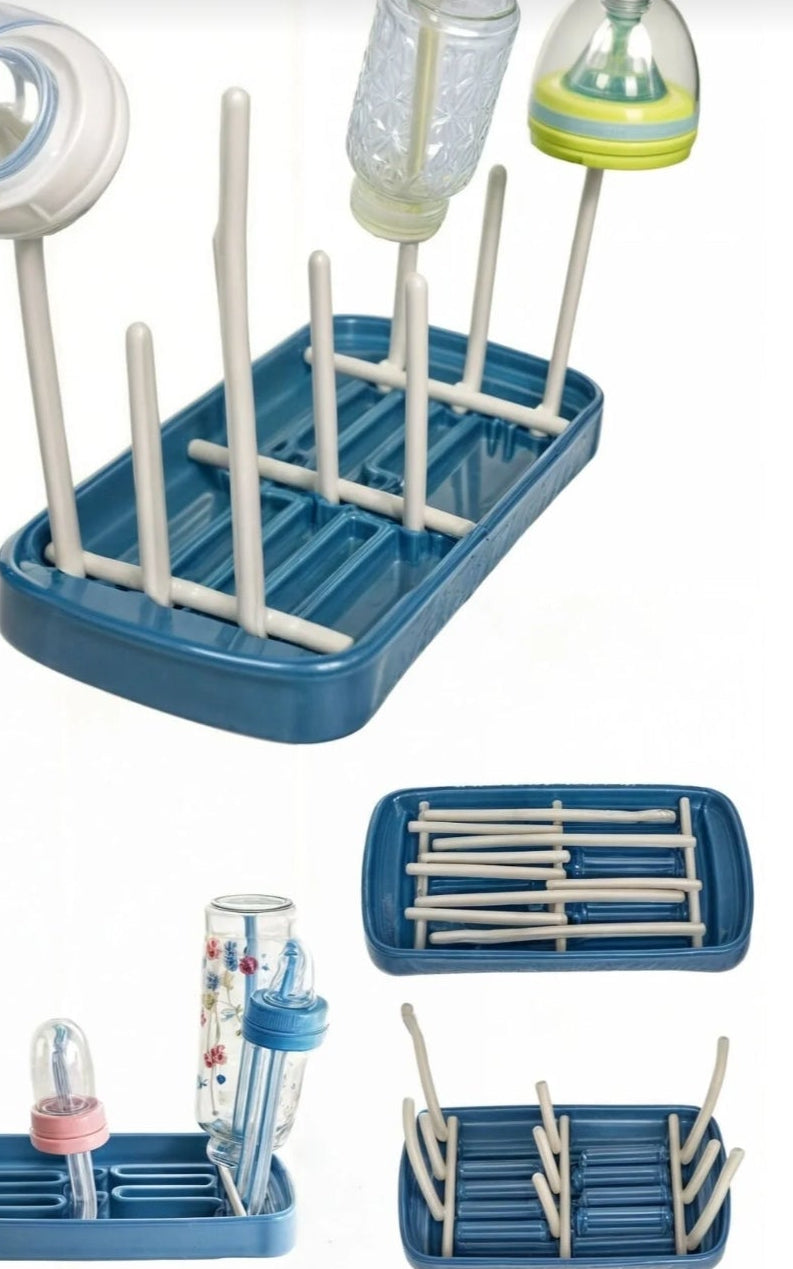 Bottle rack blue and white
