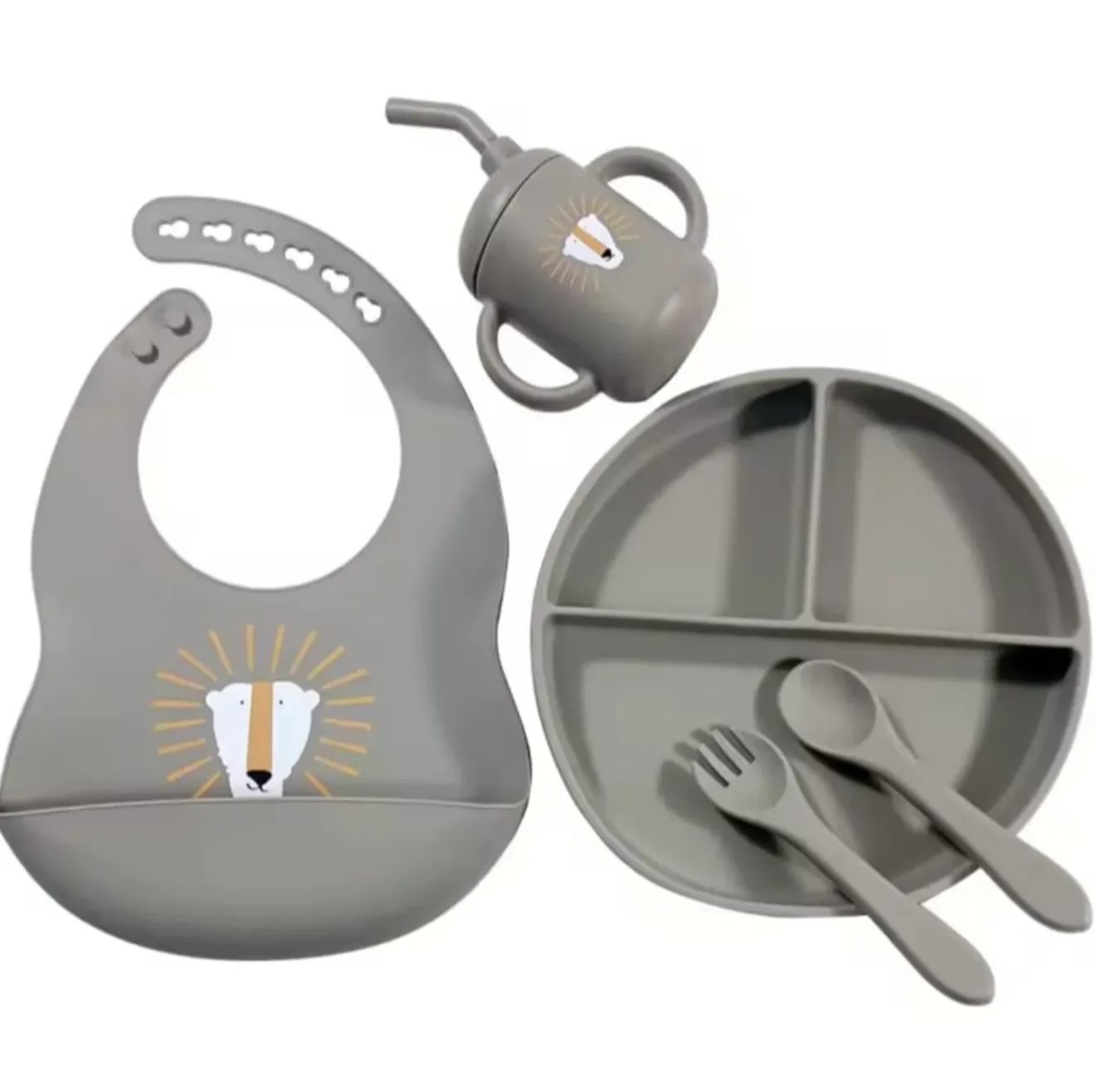 Silicone feeding set
