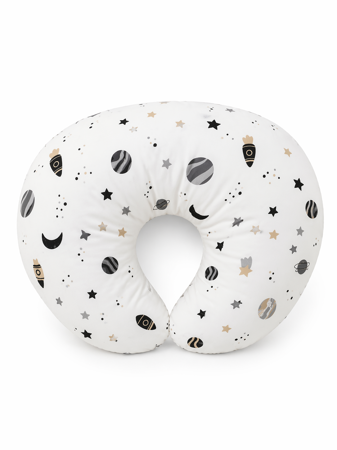 Nursing pillow space theme white/grey