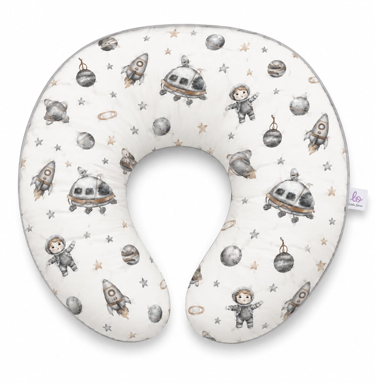 Nursing pillow astronaut grey