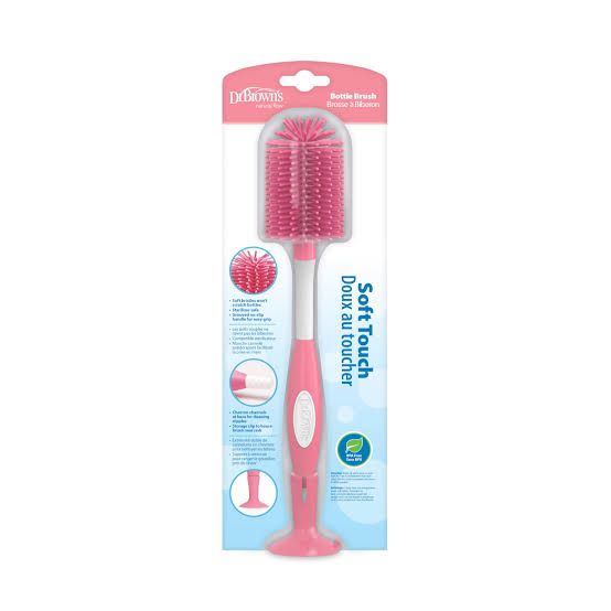 Dr. Browns Soft Bottle Brush Pink, Gentle Cleaning