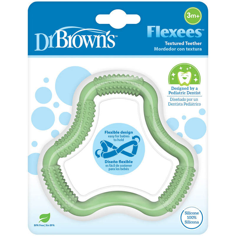 Flexees texture teether - green