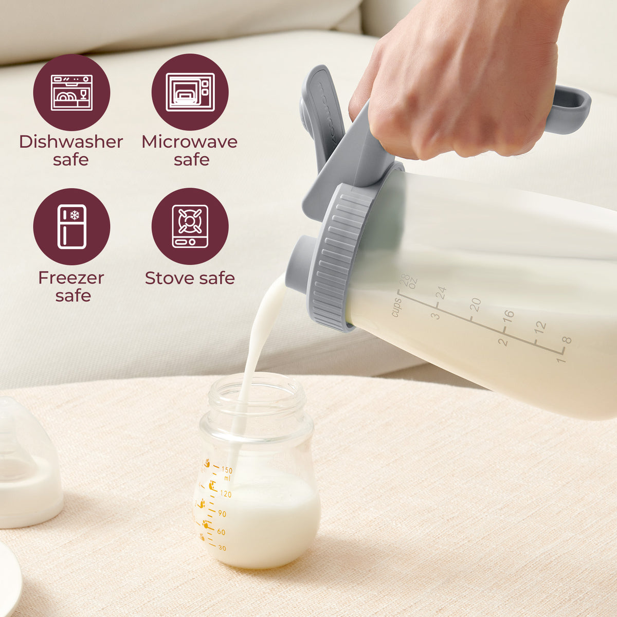 Momcozy breastmilk Storage container