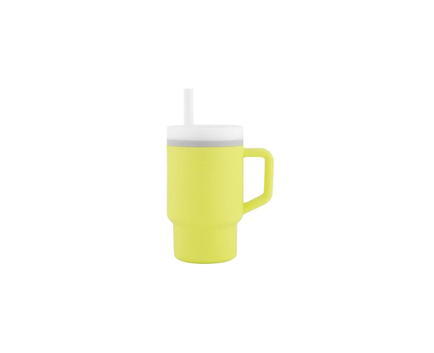 Infantino – My 1st Tumbler Silicone Cup with Straw and Handle yellow
