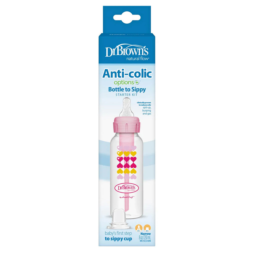 Dr. Brown's Anti Colic 250ml Sippy Bottle Pink