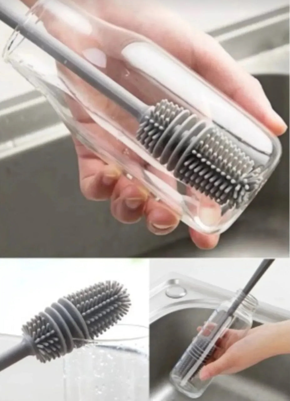 Silicone bottle brush