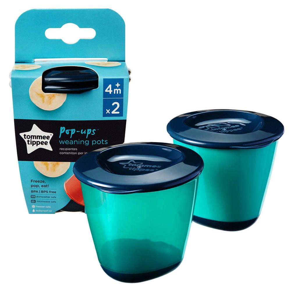 Tommee Tippee Pots Weaning blue