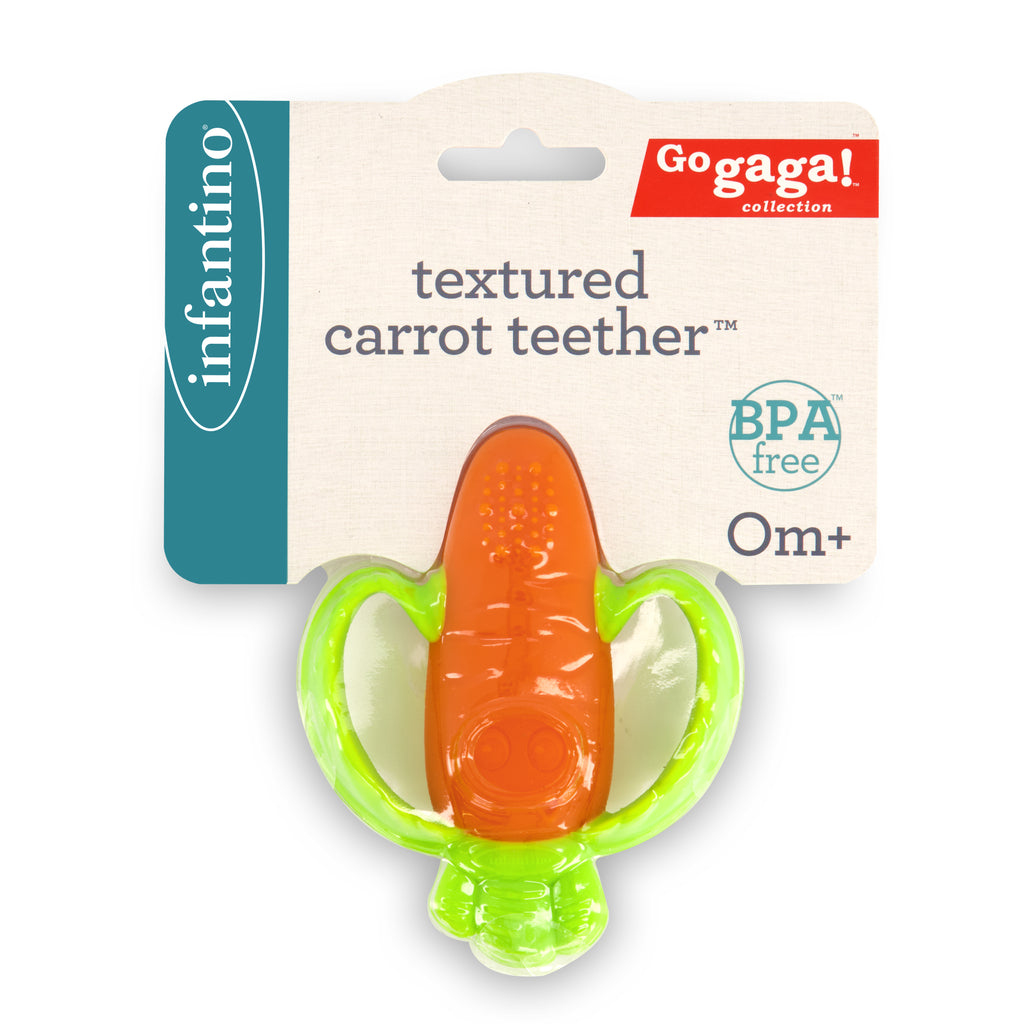 Infantino teether carrot