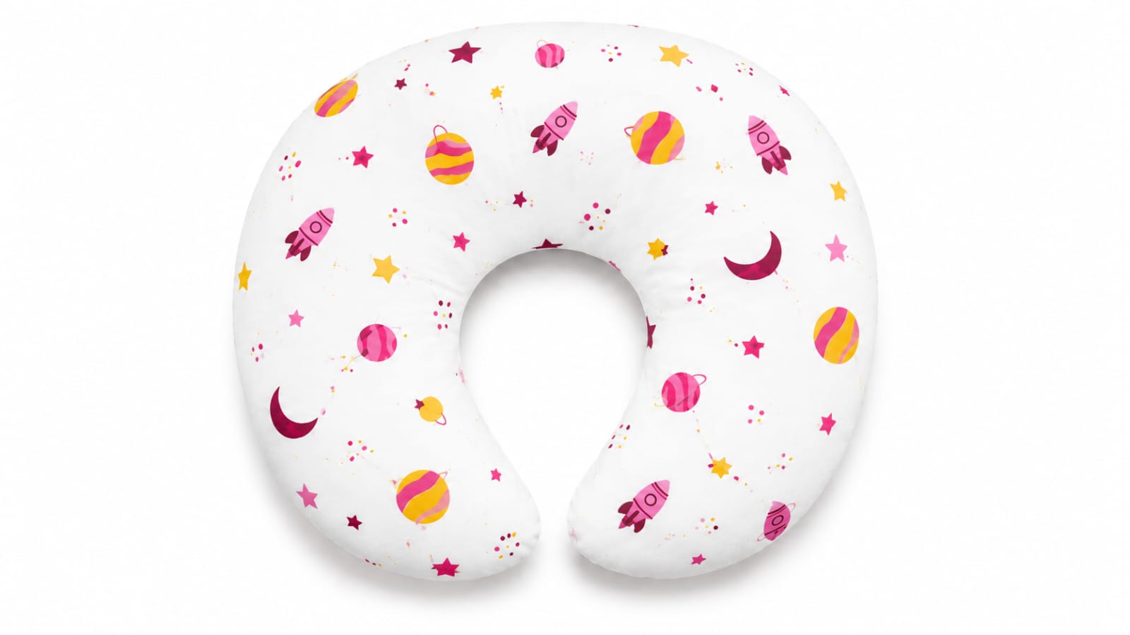Nursing pillow pink rockets