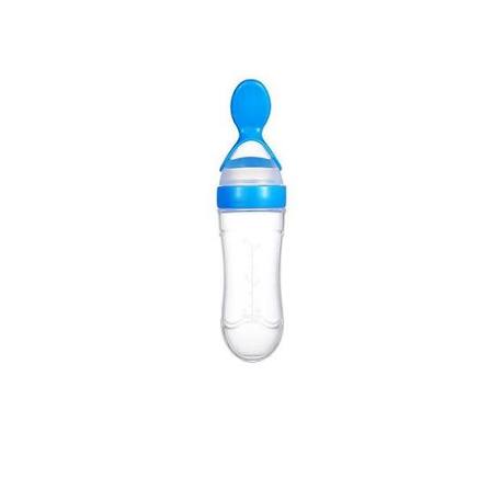 Baby Bottle with spoon for cereal