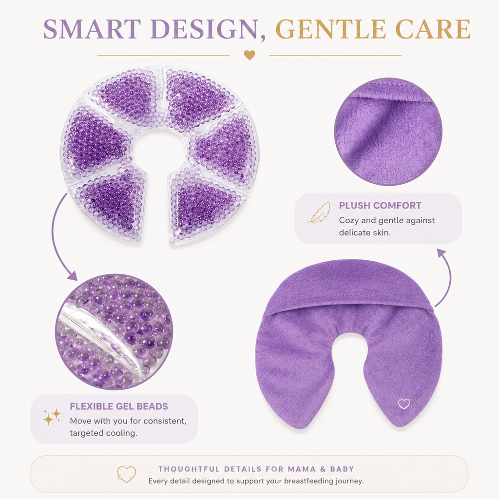 Breast pad therapy - hot & cold
