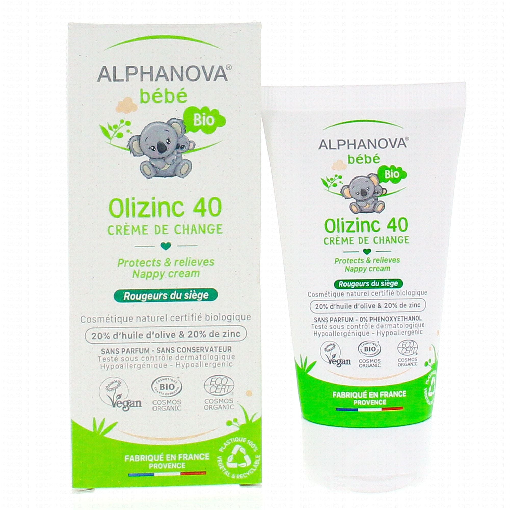 Alphanova creme de change, olizinc 40
