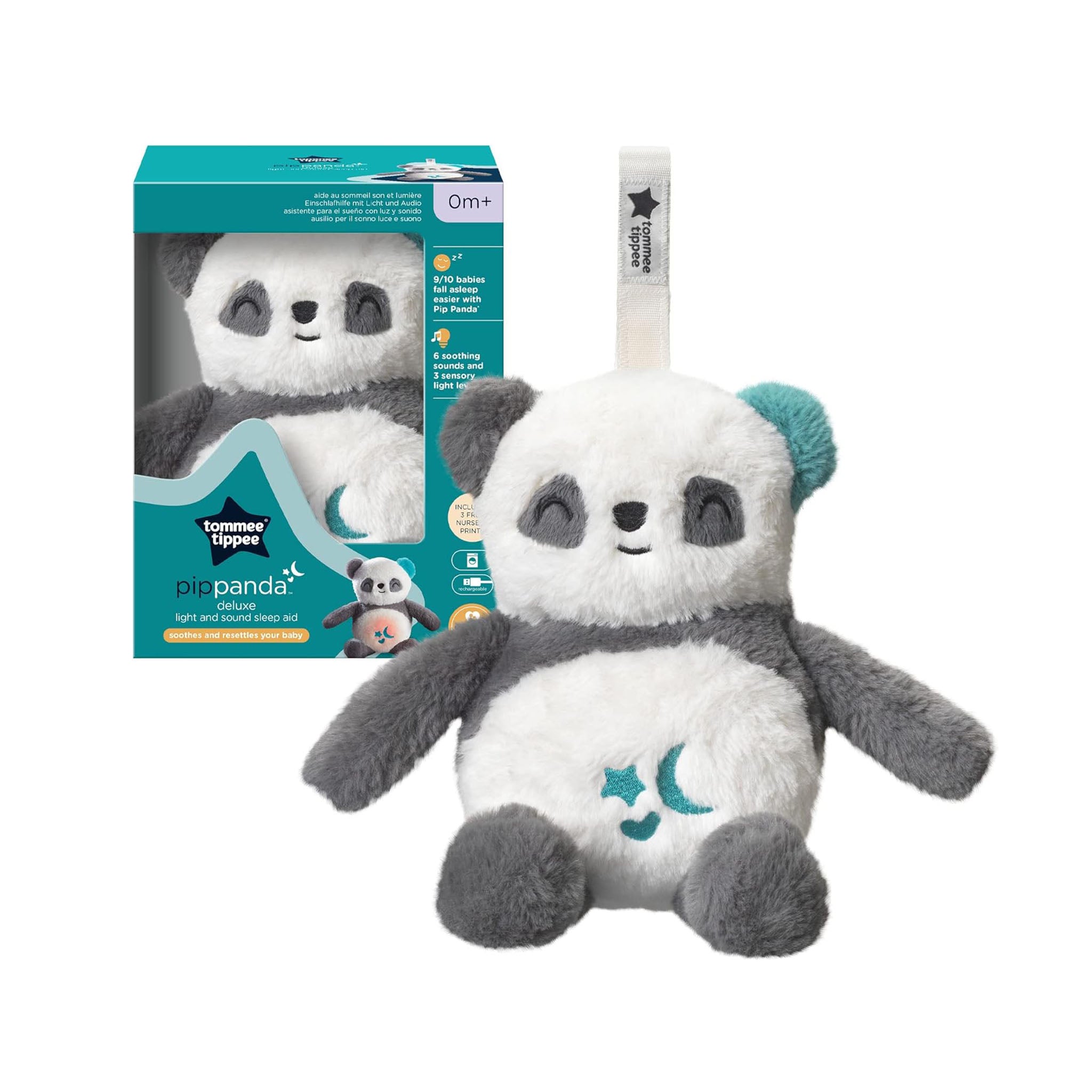 Tommee tippee pip panda deluxe sleep aid light and sounds