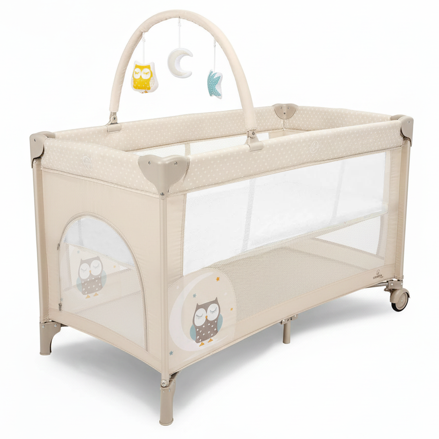 Asalvo Complete Duo Owl Travel Cot