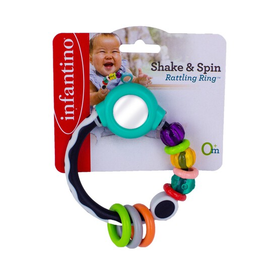 Infantino - Shake & Spin Rattling Ring