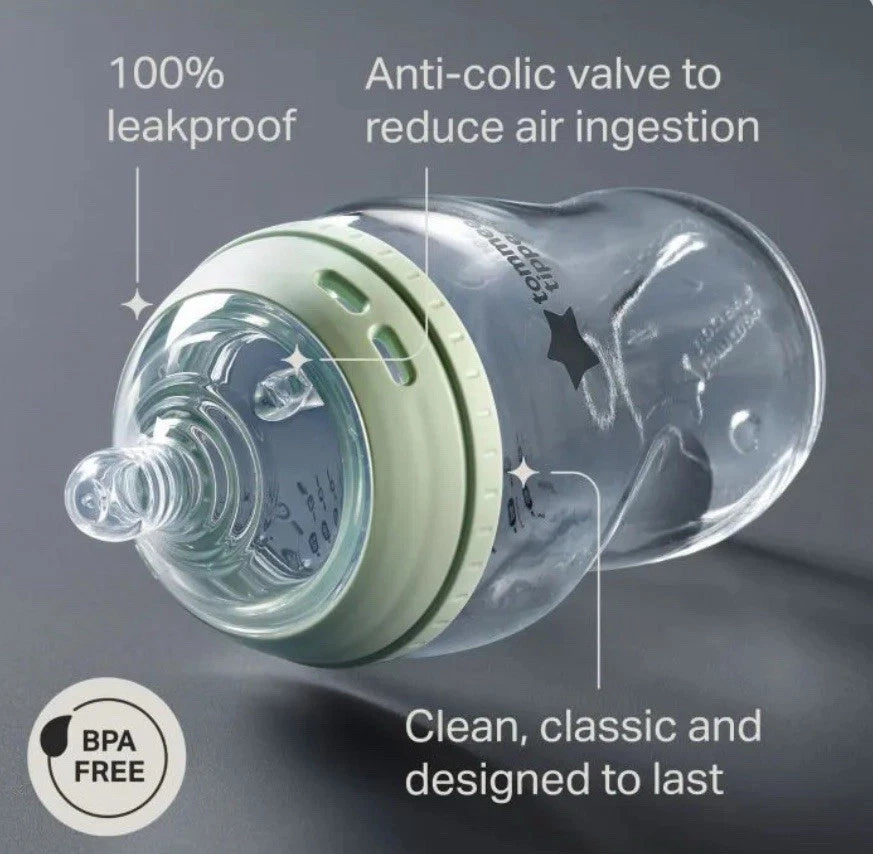 Tommee tippee single glass bottle 250ml