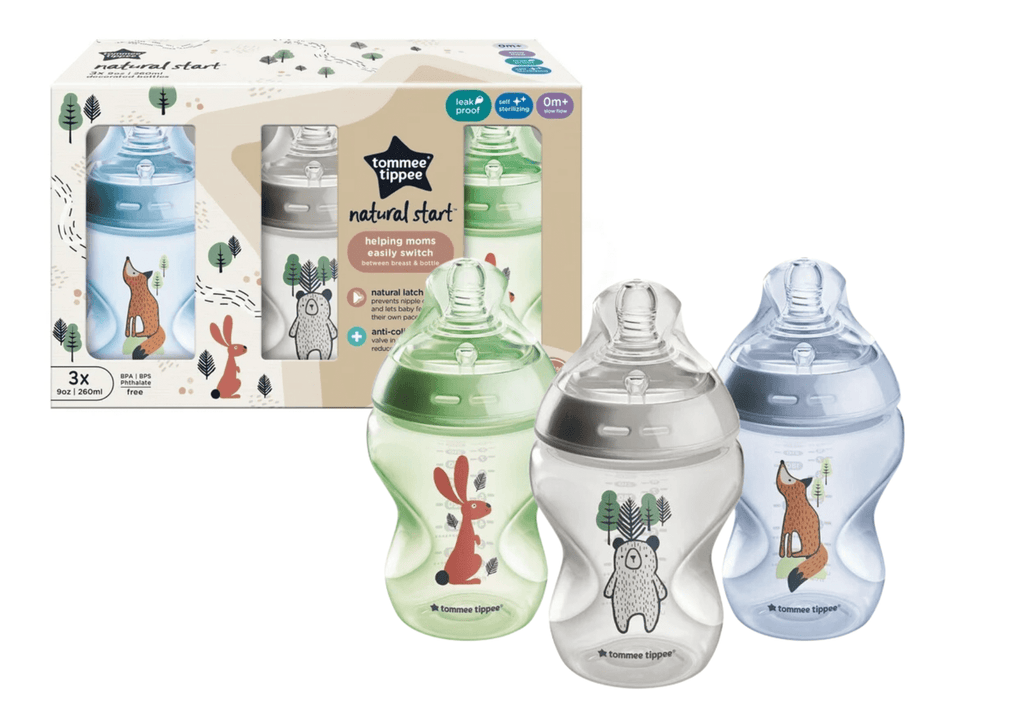 Tommee tippee natural start set of 3, 260ml each