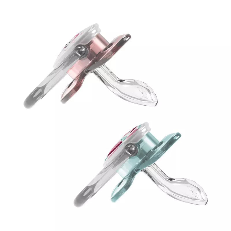 Pink Prevent Butterfly Soother 0-6months -2packs-