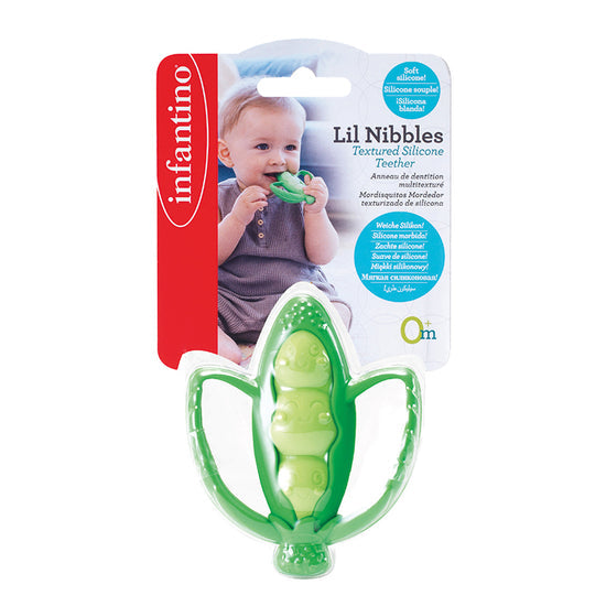 Infantino teether green peas